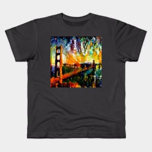 golden gate bridge view point Kids T-Shirt